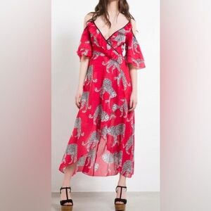 NWT FORNARINA Italy animal print dress size small